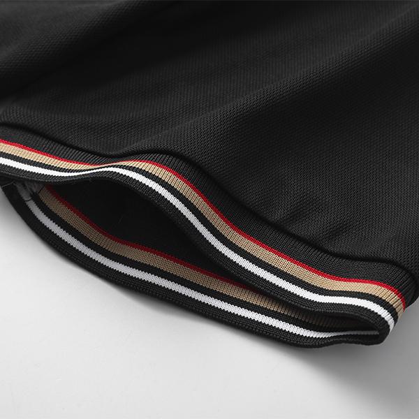 5PCS Polo Shirt Striped Turn-down Collar Short Sleeve Men's Casual Tops Set good graphic tees