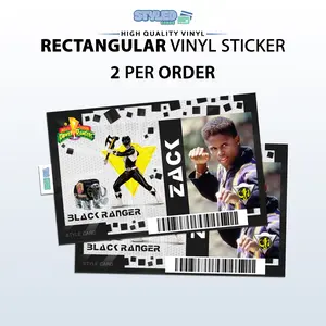 ranger id rectangle vinyl sticker