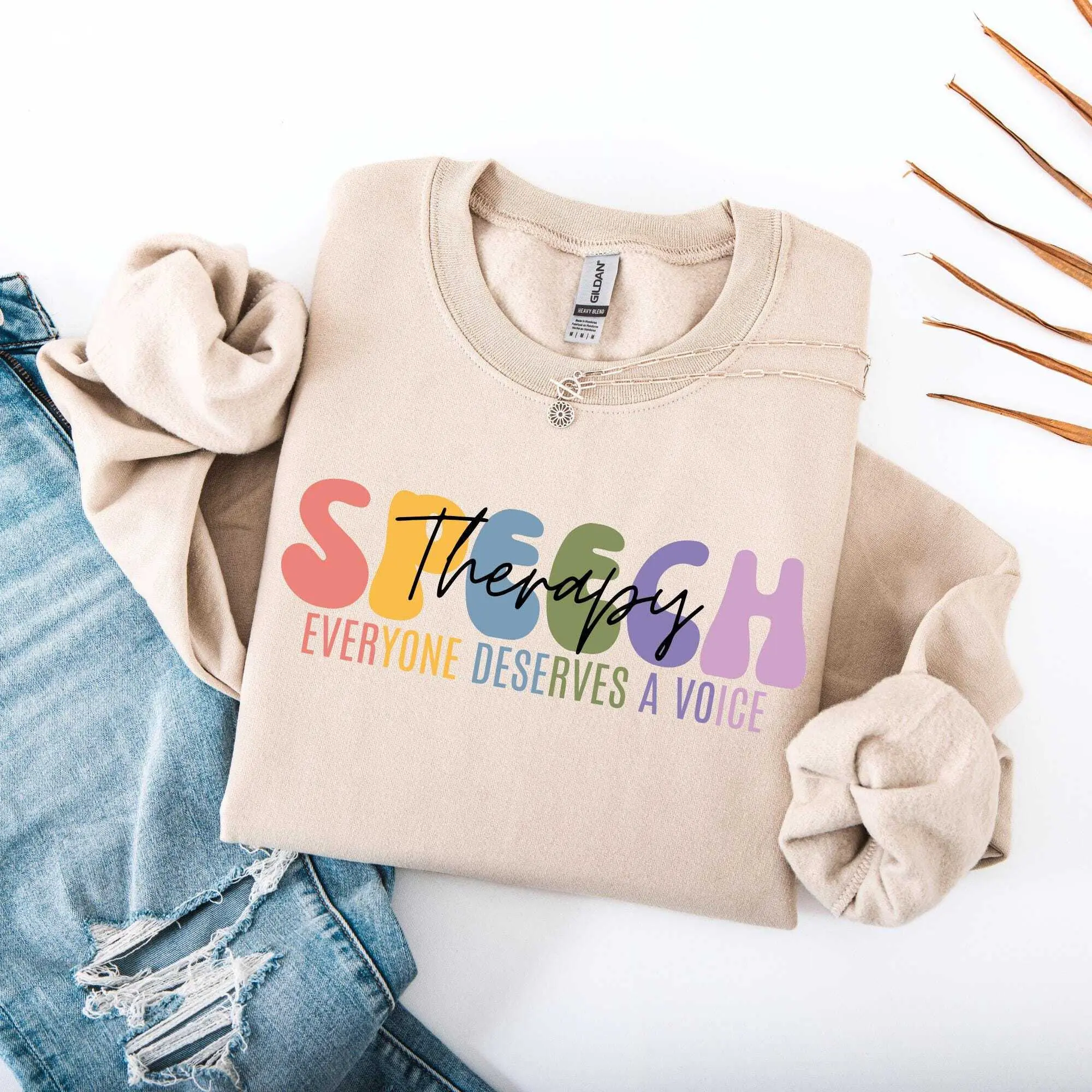 SLP T-Shirt OR Sweatshirt , Speech Therapy , Speech Therapist AAC Shirt, Speech Teacher , Speech Language Pathologist Shirt Bottom