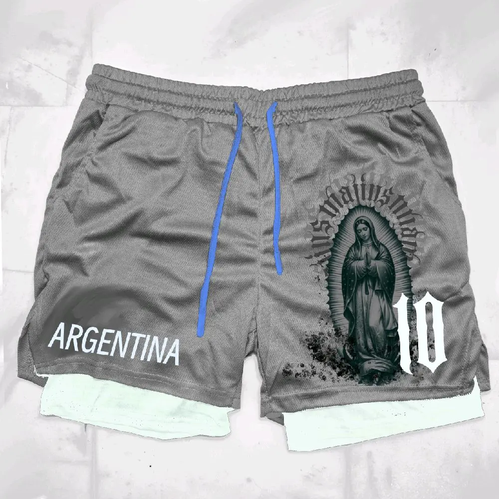 Argentina "Guadalupe 10 Compression" Gym Shorts"