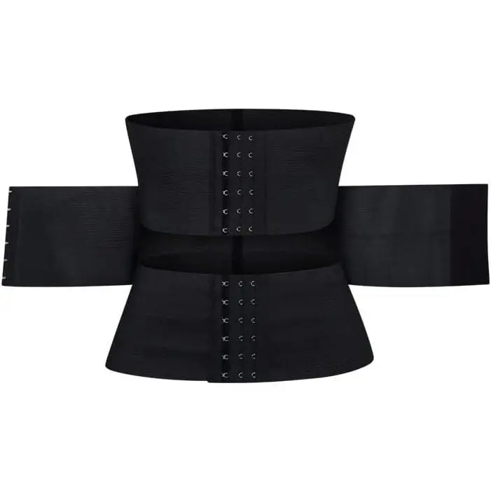 Women's Double Belt Latex Waist Trainer, Adjustable Abdominal Compression Corset for Everyday Body Contouring & Belly Support, Waist Training, Abdominal Compression Shapewear Belts, Fashion, Formal