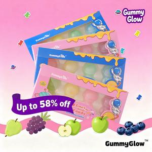 【SpringGlowUp】GummyGlow Astronaut Wax Candy, Old-School Mini Drinks Snack Candy,8 Flavor Retro Bottles Nostalgic Stress Relief Fun Snack with Colorful Collectible Boxes,Jelly Filled Variety Flavor Juice viral candy