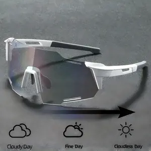 Unisex Cycling Glasses - Stylish Black PC Frame & Transparent PC Lenses Lightweight Durable Design for Outdoor Running Hiking, Fashionable & Functional  Hiking Modern  Lightweight