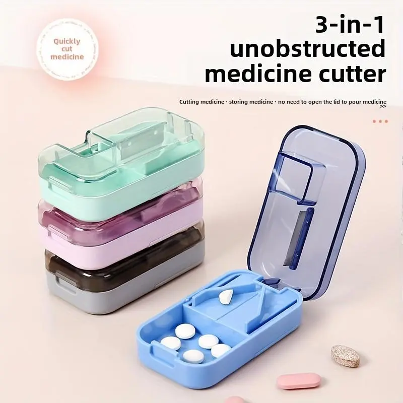 One-In-Two Tablet Cutter Compact Splitting Tool