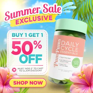 PumPums Period Cramp Relief | Daily Cycle Essentials — Advanced Formula with Ginger, Cramp Bark & Dual-Form Magnesium (Sugar-Free, Plant-Based Support for Cramps, Hormones, Bloating & Energy Throughout Your Cycle)