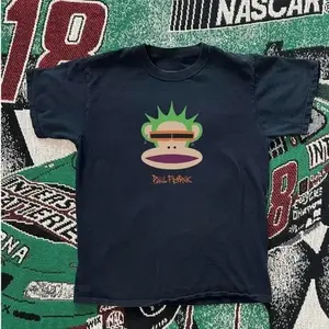 Paul Frank Punk Monkey Y2K Baby Tee, Retro 2000s Graphic Unisex Shirt