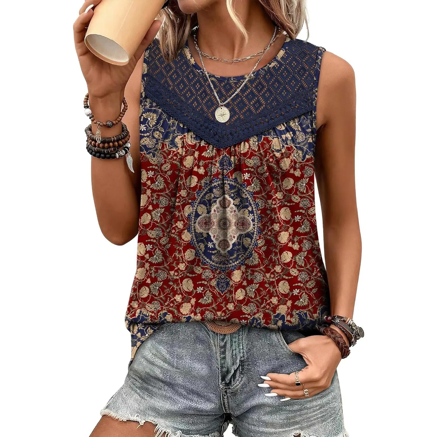 Patterned-boho Floral