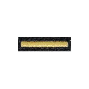 US Army Gold on Blue Female Overseas Bar