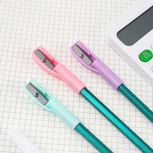 3-pack single-hole whistle-shaped cosmetic pencil sharpener, multi-functional pen cap sharpener3 macaron colors suitable for eyebrow pencils, lip liners, and eyeliner pencils.