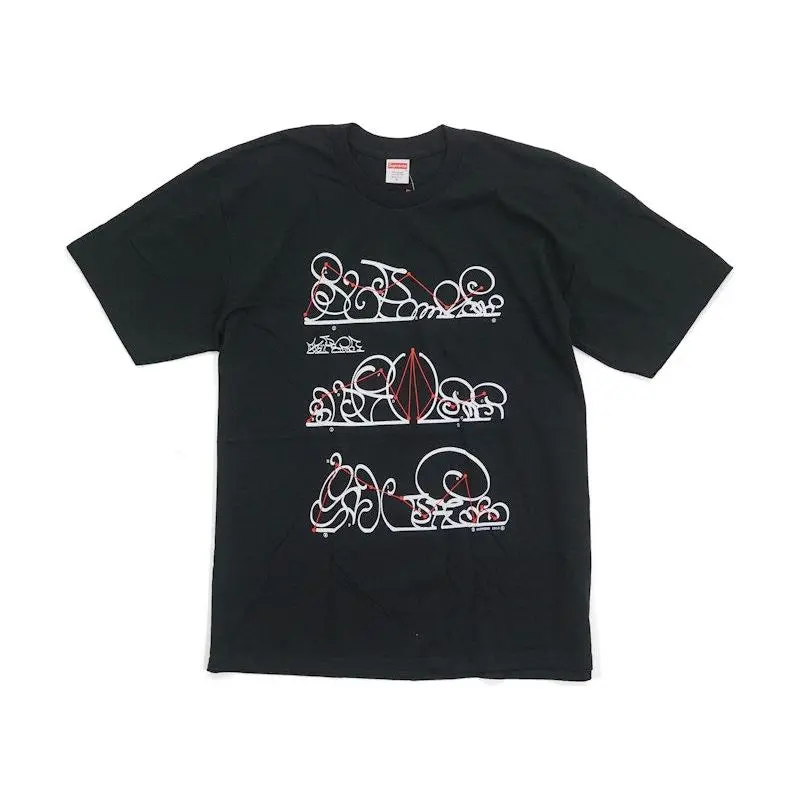 Supreme Men's System Tee Black, from StockX