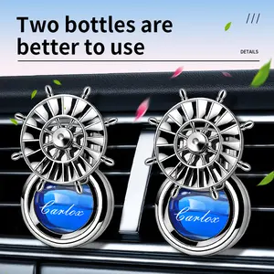 Car Vent Fan Perfume, Long Lasting Light Scent Auto Interior Decor Ornament