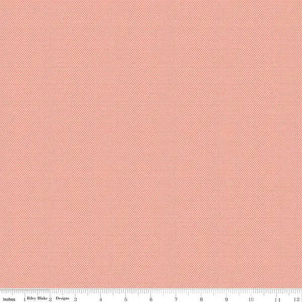 Fabric Riley Blake Coral POParazzi by the Quarter Yard C805-CORAL