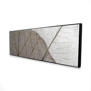 360 stand Translucent Dried Leaves Wall Print - 16x48 in Farmhouse Brown Flower Artistic Rustic Nature Artwork, Room Decoration for Home Supplies Posters & Prints