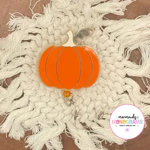 🎃 Acrylic Pumpkin Badge Reel – Cute Fall ID Holder for Teachers, Nurses & More!