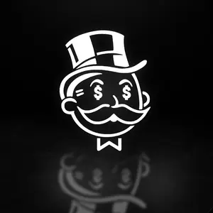 Monopoly Man Vinyl Decal