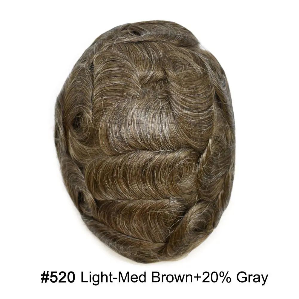 #520 Medium Light Brown+ 20% Gray