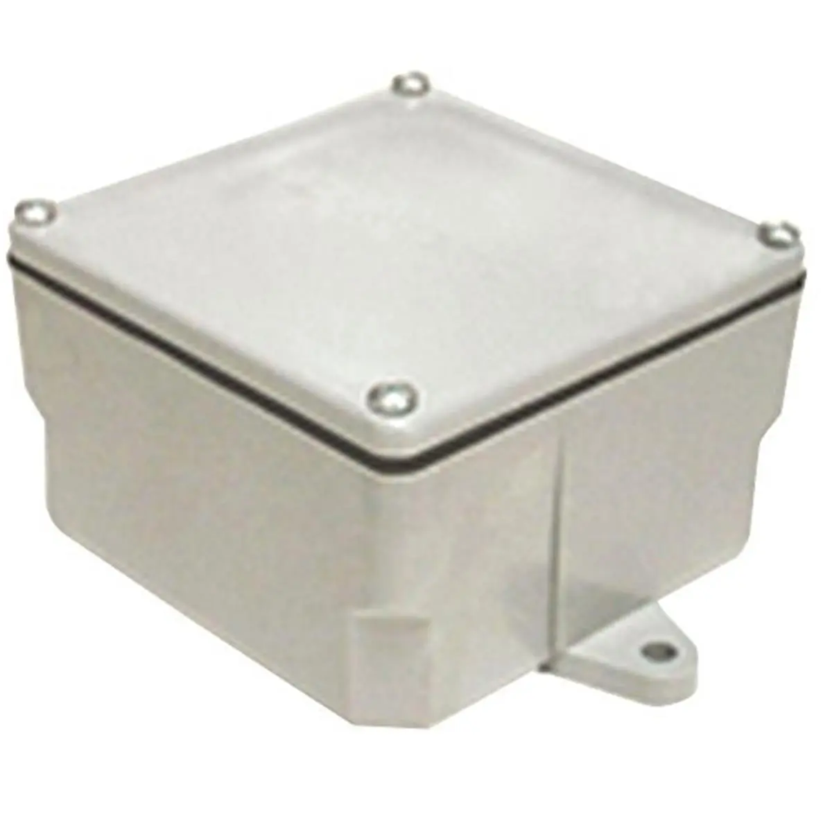 212 MAIN Schedule 40 PVC Junction Box, 6x6x6 in, Waterproof Outdoor Electrical Protection, Direct Burial, Includes Gasket Lid, Stainless Steel Screws, 10.38 X 8.19 X 18.19 In