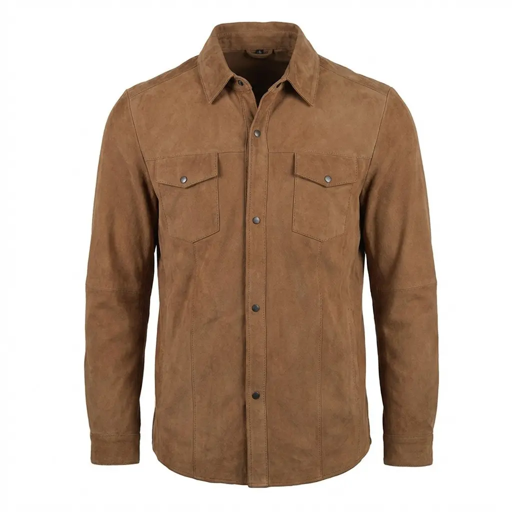 Torras Biege Suede Shirt L89933
