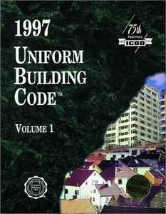 USED Book - 1997 Uniform Building Code, Vol. 1: Administrative, Fire- and Life-Safety, and Field Inspection Provision by International Code Council (Paperback) - english