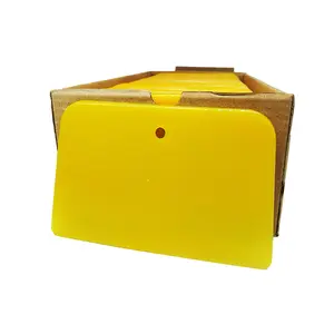 5" Reusable Plastic Spreader  - Auto Body Filler Yellow Spreaders (Pack of 100)