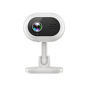 Indoor Security Camera, USB Rechargeable Camera with Motion-Detection, 2-Way Audio Siren, Night Vision, Cloud & SD Card Storage Camera