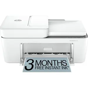 HP DeskJet 4255e Wireless All-in-One Color Inkjet Printer, Scanner, Copier, Best-for-home, 3 month Instant Ink trial included. This printer is only 2.4 ghz capable. AI-enabled (588S6A)