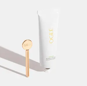 Ogee Botanical Brilliance Exfoliating Cleanser with Jojoba Beads Aloe Vera & Vitamin E Vegan Organic Hydrating Facial Cream