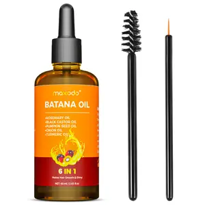 "Batana Hair Oil for Growth & Shine | 100% Pure Unrefined Honduran Oil w/ Rosemary & Castor Oil | TikTok Viral Hair Treatment for Dry Scalp & Damaged Hair | 5oz All-in-One Hair Repair"