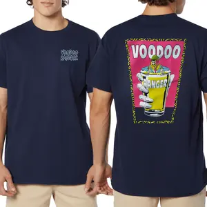 Voodoo Ranger Beer T-Shirt, Retro Pint Glass with Skeleton Ranger Design, Vintage Craft Beer 2 Sides Graphic Tee, Soft Cotton Blend Shirt, Streetwear for Men and Women, Gift for Beer Lovers and IPA Fans