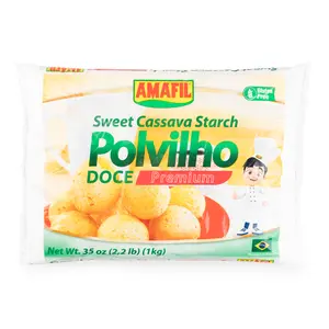 Amafil Sweet Cassava Starch Polvilho Doce Premium 35 oz Gluten Free Snack Product from Brazil