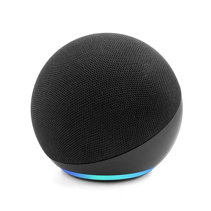Portable Wireless Bluetooth Speaker with Subwoofer, Waterproof Outdoor Speaker, USB Rechargeable, Compact Spherical Design for Travel & Parties mini bluetooth-compatible
