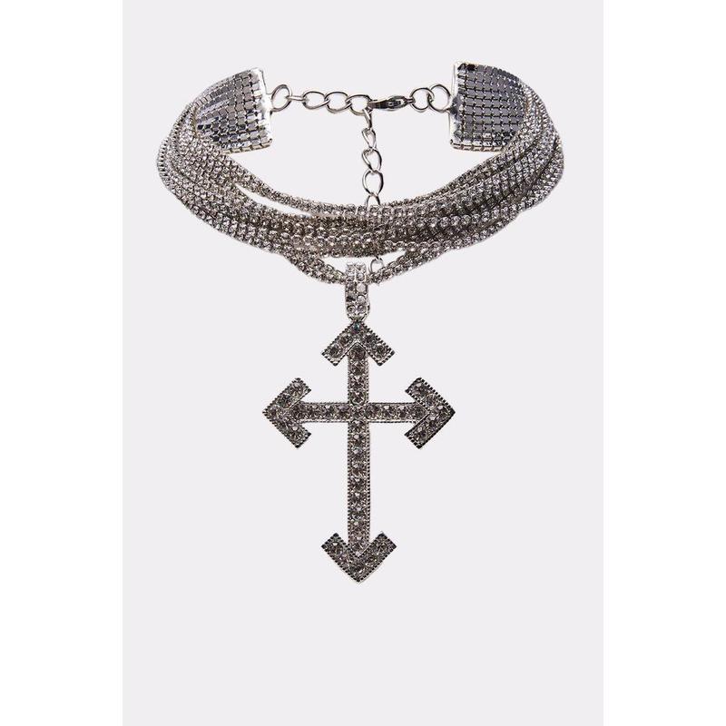 CROSS MY HEART CHOKER