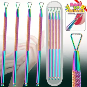 Professional Gel Nail Removal Tool Kit, Easy-To-Use Callus Pusher, Callus Remover Feet, Dead Skin Remover, Essential for Manicure Lovers, Nail Care, No Scent, Gentle & Safe