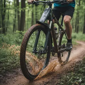 Universal Bike Fenders, Bike Mud Guard, Tool-Free Installation, Anti-Rust, Shockproof, Wide & Long Design Prevents Mud Splash. Durable Engineering Plastic with Elastic Straps for Mountain, Road Bikes. Waterproof, Sturdy Upgrade for All Terrains