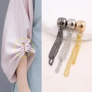 4pcs Multi-Function Magnetic Snap Clip, Most Magnetic Button Clips, Versatile Magnetic Clothing Clip, Multi-Purpose Colorful No-Needle Brooch, Suitable For Shirts, Cardigans, Pants
