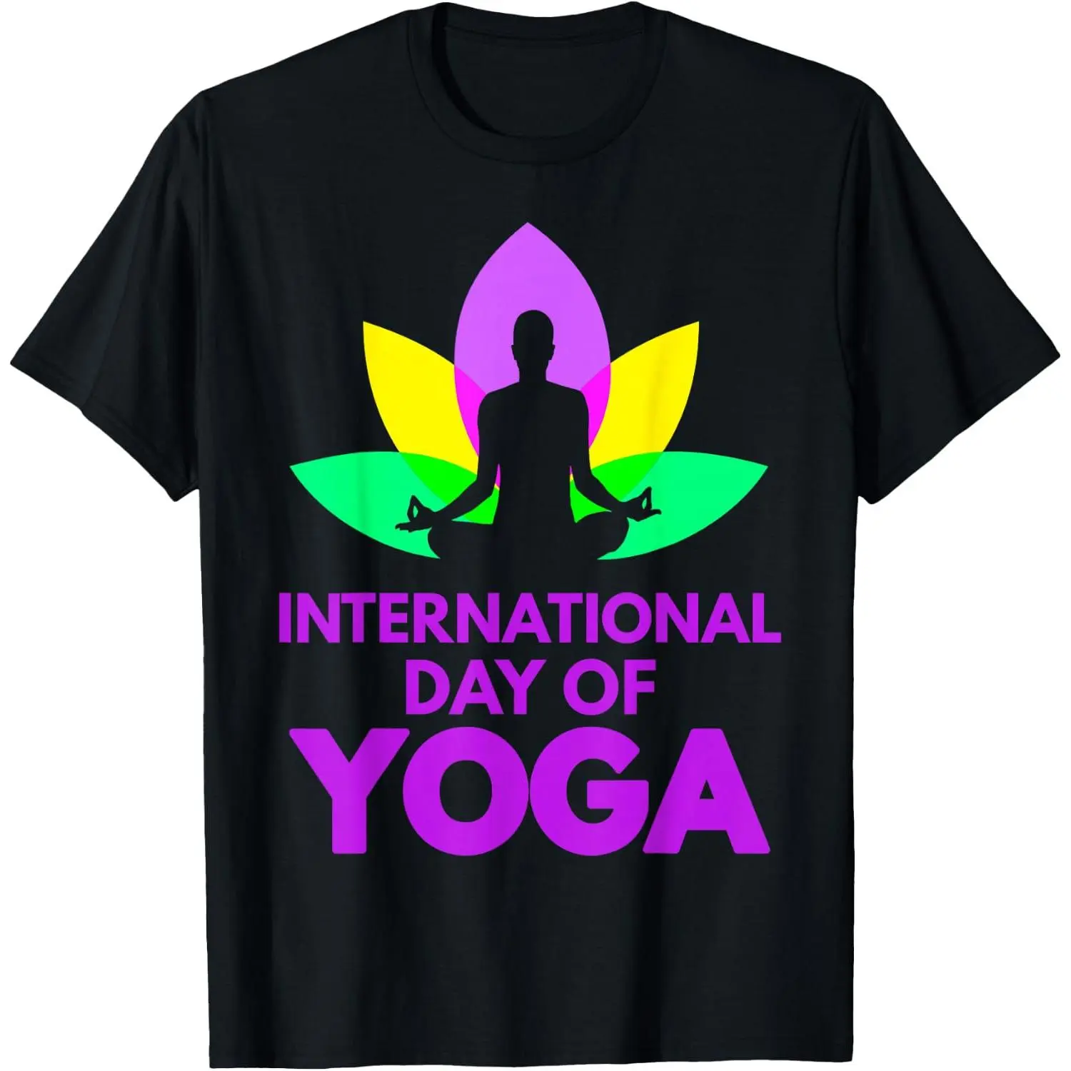 100%cotton Yoga Shirt - International Day of Yoga T-Shirt