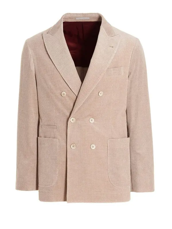 Beige Cotton Blazer Beige Cotton Blazer