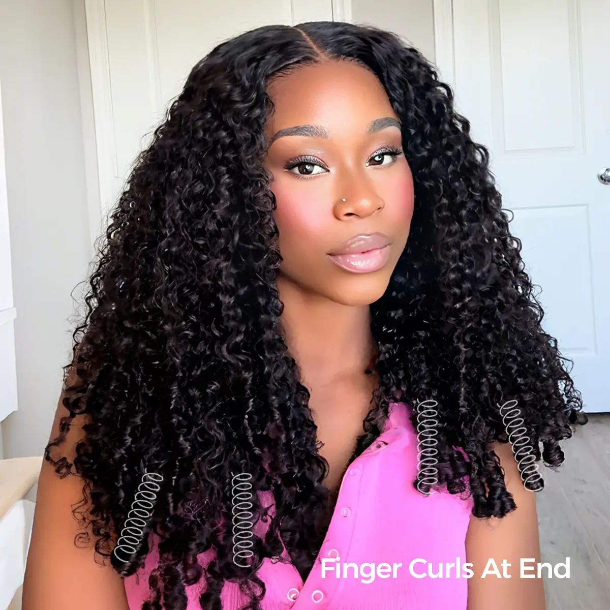 VSHOW Bleached Knots Burmese Curly 10X6 Lace Front Wear Go Glueless Human Hair Wigs Pre Cut HD Lace With Elastic Band Beginners Friendly