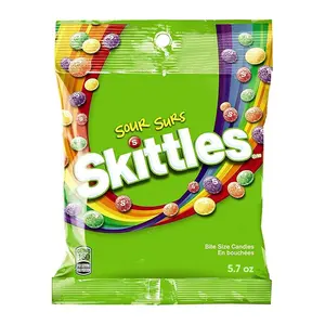 Skittles Bite Size Candy, Sours, 5.7 Ounce Bag skittle tiktok viral buy bulk