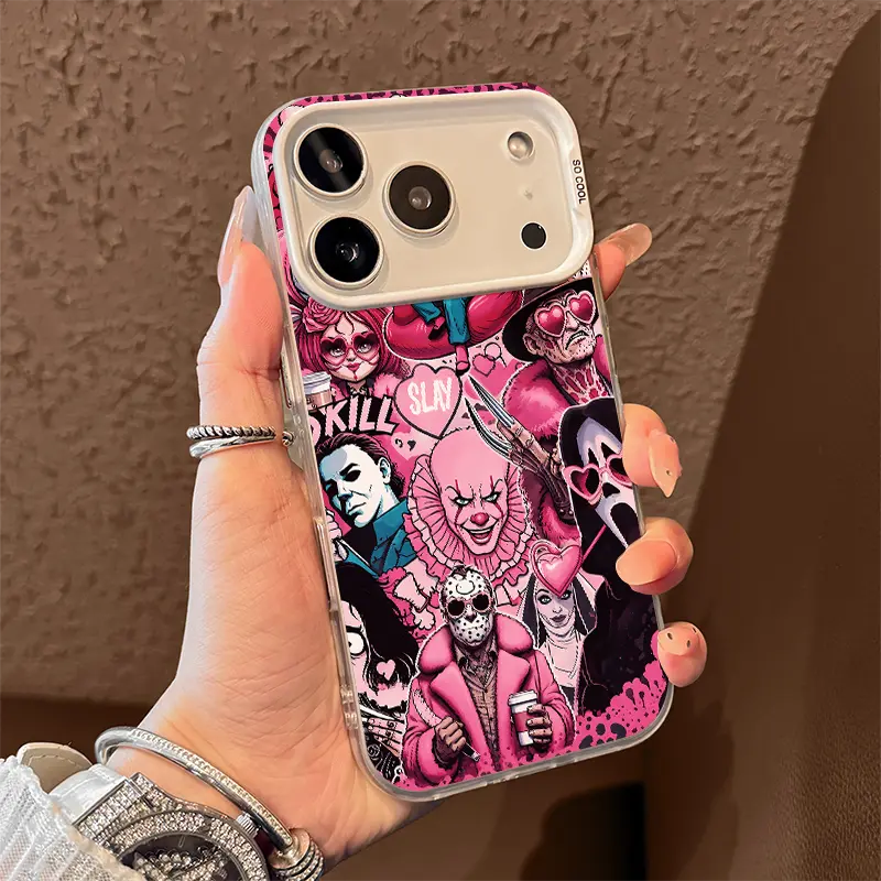 Sweet Horror Mix Phone Case for iPhone 17 AIR 17 PRO 16 PRO 15  PRO MAX  14 PLUS 13 PRO 12 11 PRO XS MAX X XR Samsung Galaxy S26 Plus S25 Ultra S24 S23 S22 Plus  series(anti-drop hard shell) shockproof mobilephone protective cover