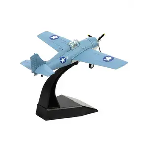 Airplane model F4F Wildcat 1/72 metal fighter