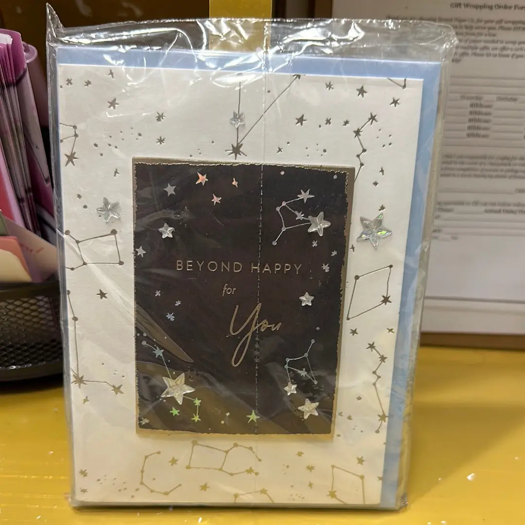 “Beyond Happy” Engagement Card