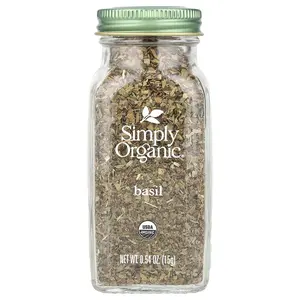 Simply Organic Basil, 0.54 oz (15 g)