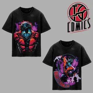 Nightcrawler Mutant [2 Vers] Premium Washed T-Shirt (Made In US), Kurt Wagner MCU Comic Graphic Tee, Super Hero DC Universe Comics Book Fans Shirt, Comic Book Outfit, Gift For Hero Fans