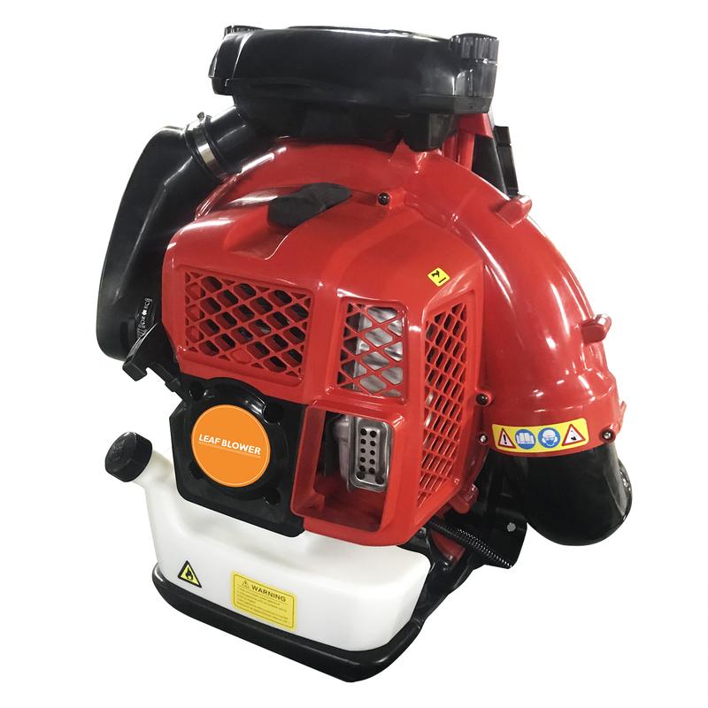 80CC Gas Powered Backpack Blower 2-Stroke Engine 900CFM Air Volume 2.3L Tank Leaf Blower 80CC Gas Powered Backpack Blower