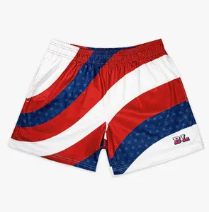 Baseball Lifestyle 101 Patriot Pitch Youth Shorts (Unisex) All American Ace Edition – Lightweight Streetwear | Breathable Summer Fit for Men & Women | Pefect Gift For Him