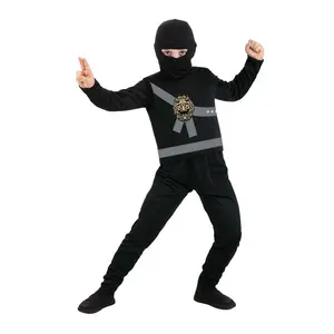 Kid's Black Ninja Master Costume