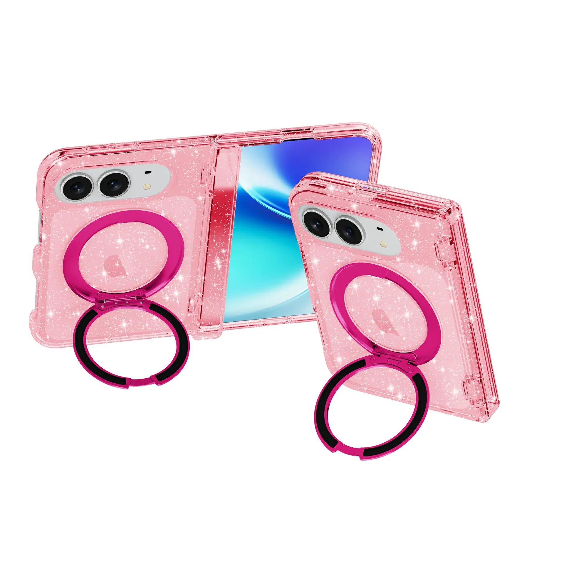 Glitter iPhoneDUO Phone Case — Available in Standard, Magnetic, or 360° Kickstand Versions