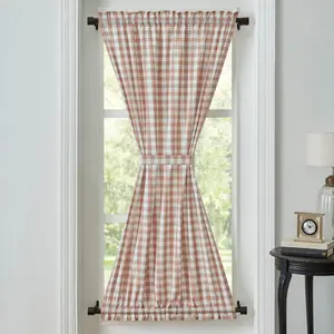 Portabella Buffalo Check Door Panel Curtain