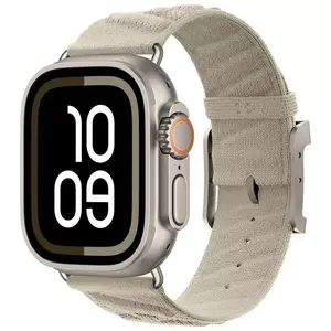 Durable Nylon Solo Loop Replacement Watch Straps for 49mm/46mm/45mm/44mm/42mm Models, Unisex Smart Wearable Tech Accessories, Men's Accessories